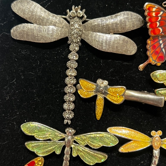 Vintage Butterfly and Dragonfly Brooch Collection - Unique Costume Jewelry Pins - Picture 7 of 15